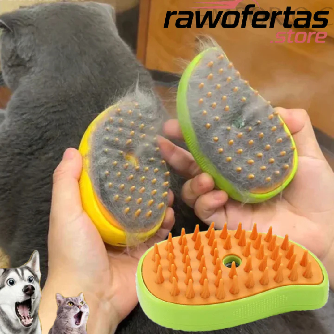 CEPILLO DE VAPOR PREMIUM 3 EN 1 PARA MASCOTA