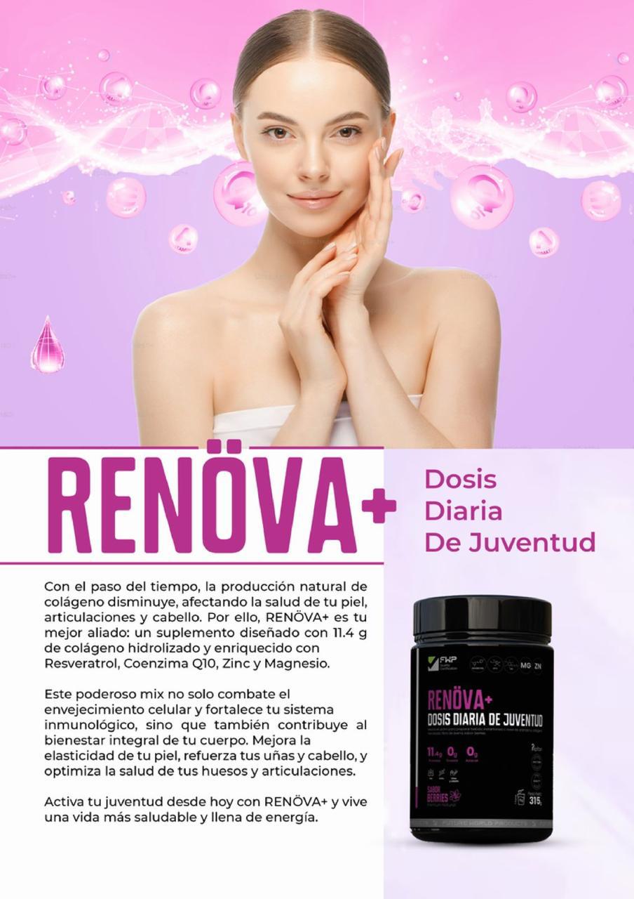 RENÖVA+ - Tu Dosis Diaria de Juventud y Vitalidad